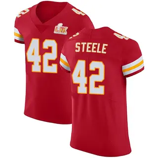 Elite Men's Carson Steele Kansas City Chiefs Nike Team Color Vapor Untouchable Super Bowl LIX Jersey - Red