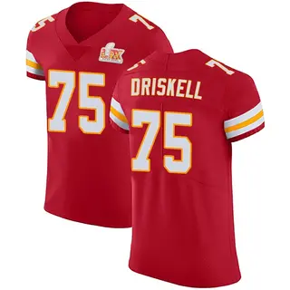 Elite Men's Ethan Driskell Kansas City Chiefs Nike Team Color Vapor Untouchable Super Bowl LIX Jersey - Red