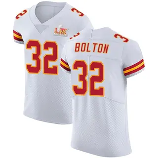 Elite Men's Nick Bolton Kansas City Chiefs Nike Vapor Untouchable Super Bowl LIX Jersey - White