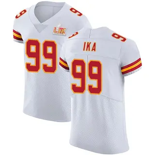 Elite Men's Siaki Ika Kansas City Chiefs Nike Vapor Untouchable Super Bowl LIX Jersey - White