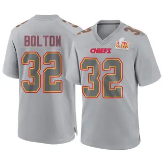 Game Men's Nick Bolton Kansas City Chiefs Nike Atmosphere Fashion Super Bowl LIX Jersey - Gray
