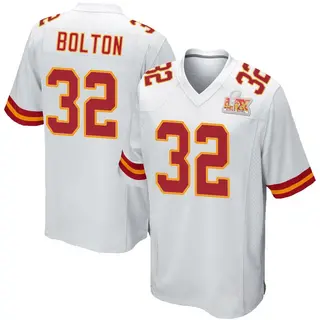 Game Men's Nick Bolton Kansas City Chiefs Nike Super Bowl LIX Jersey - White