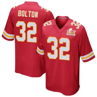 Game Men's Nick Bolton Kansas City Chiefs Nike Team Color Super Bowl LIX Jersey - Red