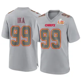 Game Men's Siaki Ika Kansas City Chiefs Nike Atmosphere Fashion Super Bowl LIX Jersey - Gray