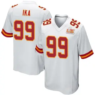 Game Men's Siaki Ika Kansas City Chiefs Nike Super Bowl LIX Jersey - White