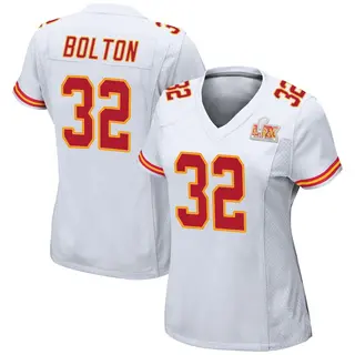 Game Women's Nick Bolton Kansas City Chiefs Nike Super Bowl LIX Jersey - White