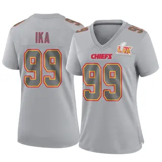 Game Women's Siaki Ika Kansas City Chiefs Nike Atmosphere Fashion Super Bowl LIX Jersey - Gray