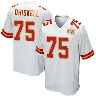 Game Youth Ethan Driskell Kansas City Chiefs Nike Super Bowl LIX Jersey - White