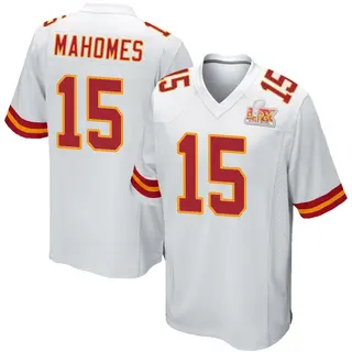 Game Youth Patrick Mahomes Kansas City Chiefs Nike Super Bowl LIX Jersey - White