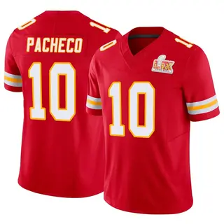 Limited Men's Isiah Pacheco Kansas City Chiefs Nike Vapor F.U.S.E. Super Bowl LIX Jersey - Red