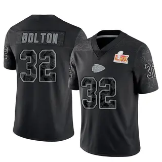 Limited Men's Nick Bolton Kansas City Chiefs Nike Reflective Super Bowl LIX Jersey - Black