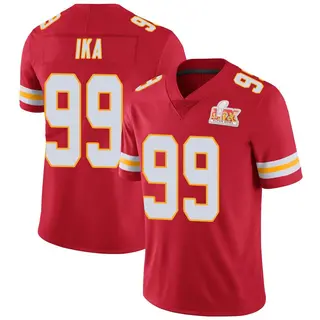Limited Men's Siaki Ika Kansas City Chiefs Nike Team Color Vapor Untouchable Super Bowl LIX Jersey - Red