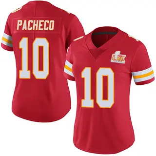 Limited Women's Isiah Pacheco Kansas City Chiefs Nike Team Color Vapor Untouchable Super Bowl LIX Jersey - Red