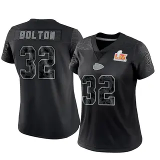 Limited Women's Nick Bolton Kansas City Chiefs Nike Reflective Super Bowl LIX Jersey - Black