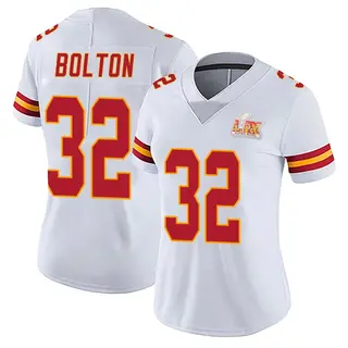 Limited Women's Nick Bolton Kansas City Chiefs Nike Vapor Untouchable Super Bowl LIX Jersey - White
