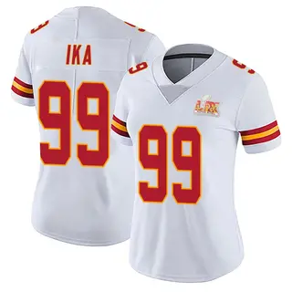 Limited Women's Siaki Ika Kansas City Chiefs Nike Vapor Untouchable Super Bowl LIX Jersey - White
