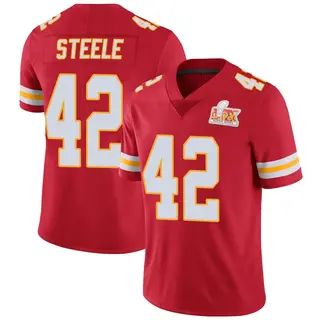 Limited Youth Carson Steele Kansas City Chiefs Nike Team Color Vapor Untouchable Super Bowl LIX Jersey - Red