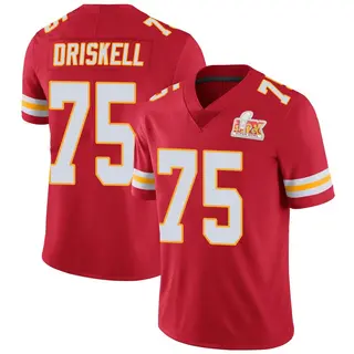 Limited Youth Ethan Driskell Kansas City Chiefs Nike Team Color Vapor Untouchable Super Bowl LIX Jersey - Red