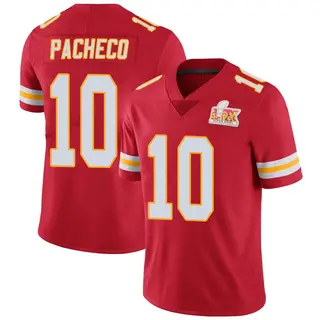 Limited Youth Isiah Pacheco Kansas City Chiefs Nike Team Color Vapor Untouchable Super Bowl LIX Jersey - Red