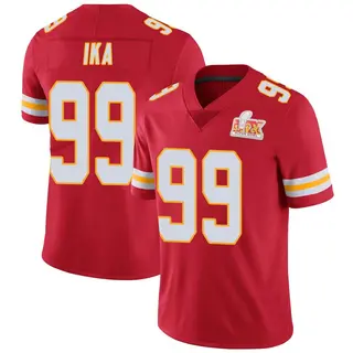Limited Youth Siaki Ika Kansas City Chiefs Nike Team Color Vapor Untouchable Super Bowl LIX Jersey - Red