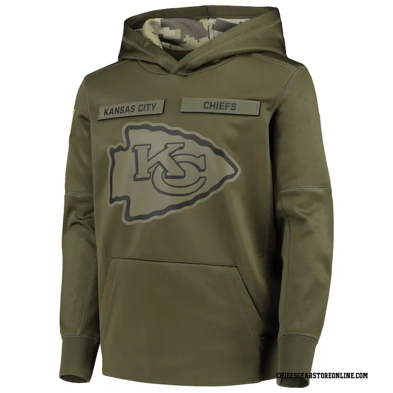 Youth Kansas City Chiefs Nike 2018 Salute to Service Pullover ...